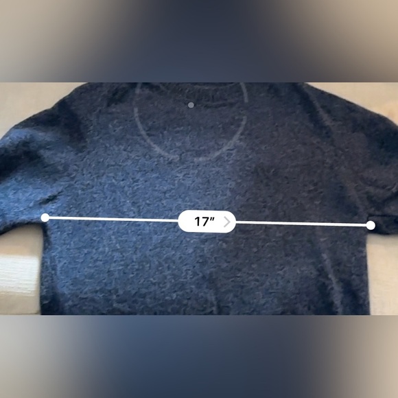 Fjallraven Ovik round neck crewneck wool sweater navy blue men's small - Picture 7 of 8